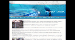 Desktop Screenshot of moderntapeta.hu