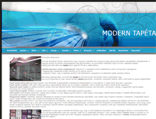 Tablet Screenshot of moderntapeta.hu